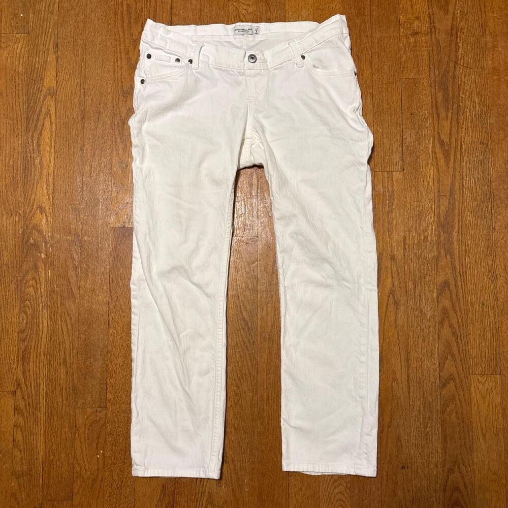 Abercrombie-fitch Women's White Jeans